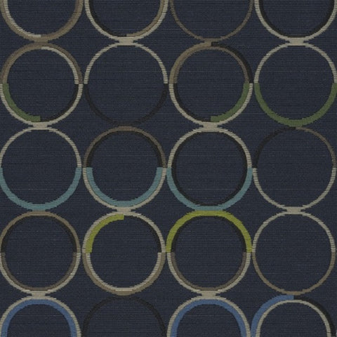 Designtex Fabrics Upholstery Fabric Remnant Pinball Navy