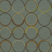 Designtex Pinball Sea Modern Circles Blue Upholstery Fabric