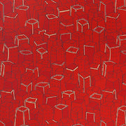 Momentum Places Spaces Faces Zinnia Red Upholstery Fabric