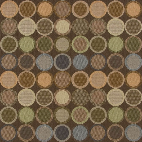 Remnant of Arc-Com Polo Cocoa Upholstery Fabric