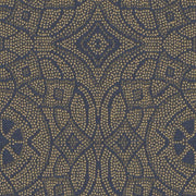 Arc-Com Fabrics Upholstery Fabric Stippled Arabesque Ravenna Sapphire
