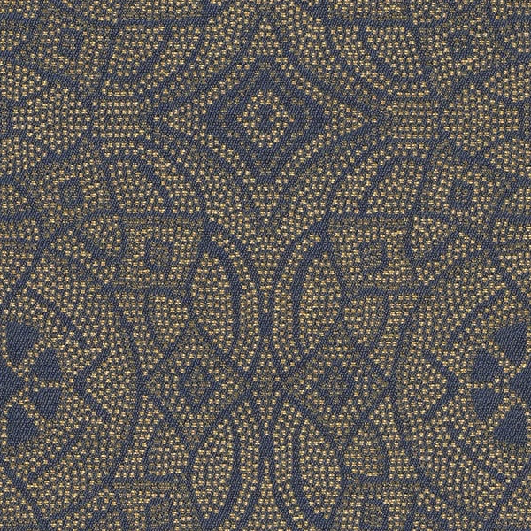 Arc-Com Fabrics Upholstery Fabric Stippled Arabesque Ravenna Sapphire