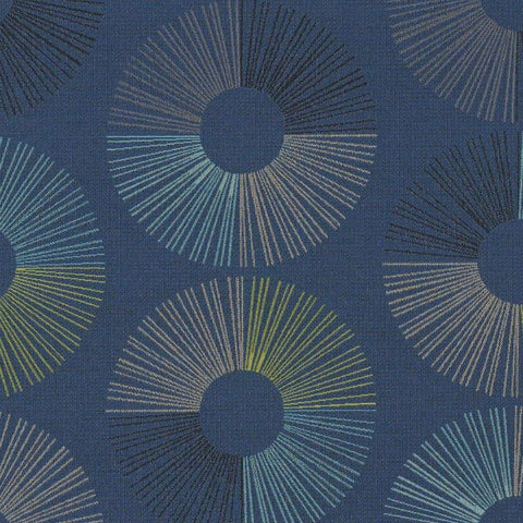 Remnant of CF Stinson Revolution Cobalt Upholstery Fabric