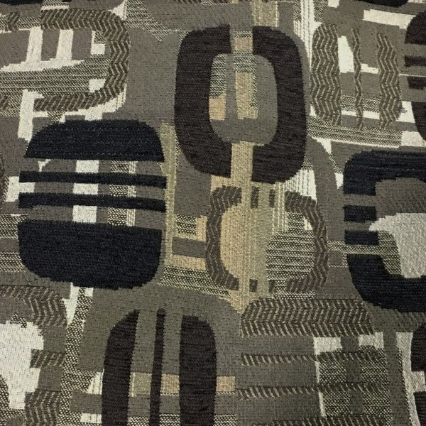 Rock This Town Brownstone Textured Chenille Brown Upholstery Fabric