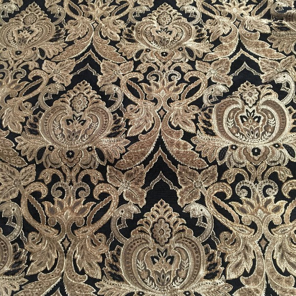 Romo Onyx Victorian Tapestry Black Upholstery Fabric Swavelle Mill Creek