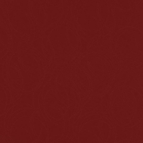 Remnant of Arc-Com Roundabout Fire Red Upholstery Fabric