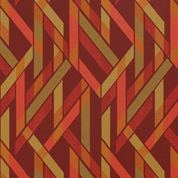 Remnant of Momentum Almanac Carmine Upholstery Fabric 
