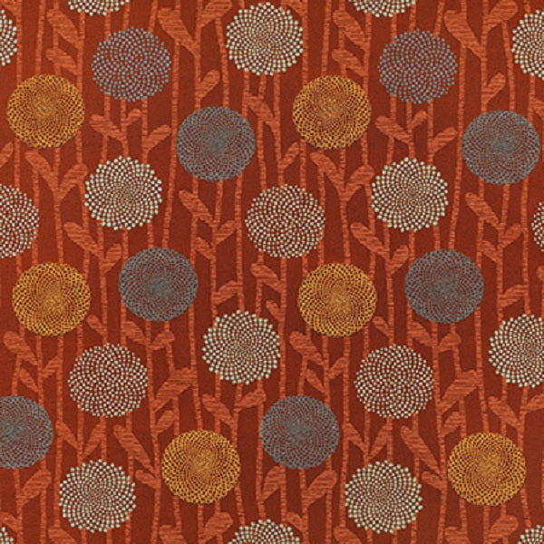 Remnant of Momentum Chipper Paprika Upholstery Fabric