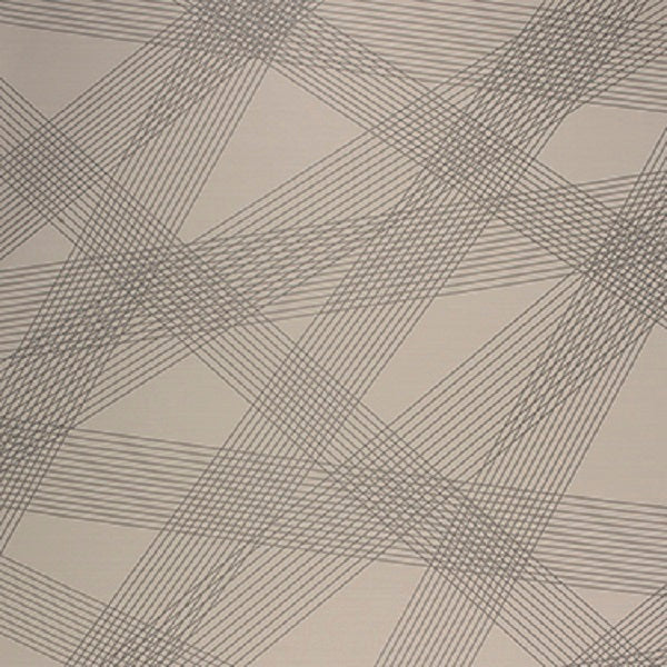 Momentum Crossing Colors Stone Large Scale Stripe Gray Upholstery Fabric