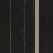 Remnant of Sequence Ivory Black Upholstery Fabric