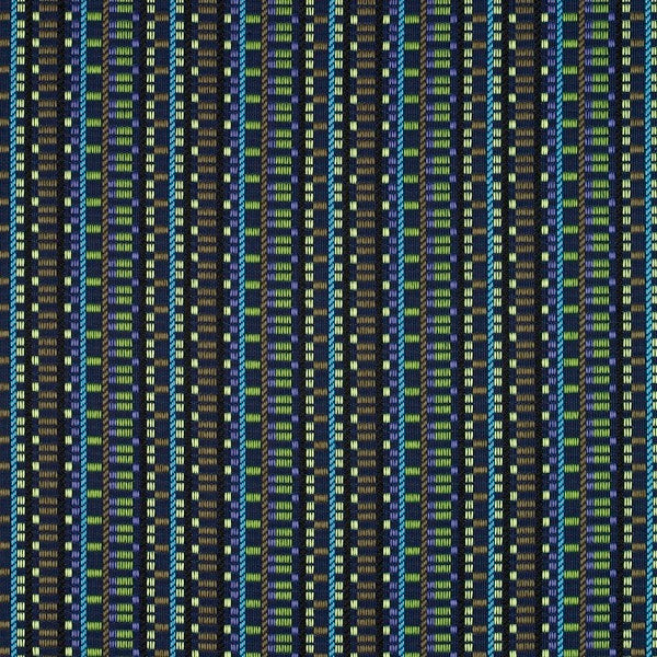 Maharam Sequence Starbaord Geometric Stripe Blue Upholstery Fabric