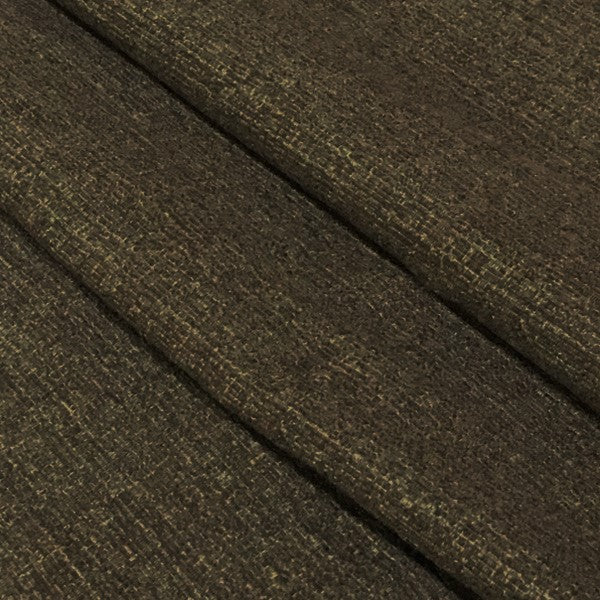 Swavelle Mill Creek Cranage Shitake Solid Green Chenille Upholstery Fabric