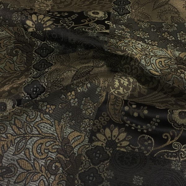 Swavelle Mill Creek Upholstery Fabric Geometric Floral Hayden Mocha Toto Fabrics