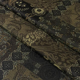 Swavelle Mill Creek Upholstery Fabric Geometric Floral Hayden Mocha Toto Fabrics