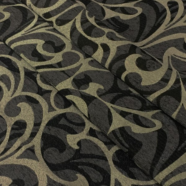 True Textiles Upholstery Fabric Modern Design Escape Charcoal Toto Fabrics