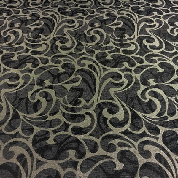 True Textiles Upholstery Fabric Modern Design Escape Charcoal Toto Fabrics