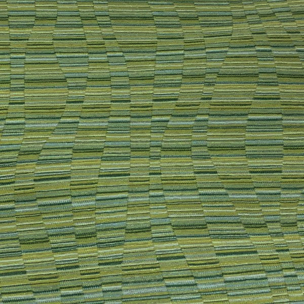 Momentum Flow Keylime Stripe Green Upholstery Fabric