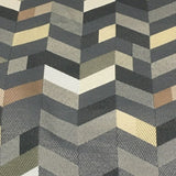 Maharam Parquet Alpha Chevron Crypton Gray Upholstery Fabric 466376–007
