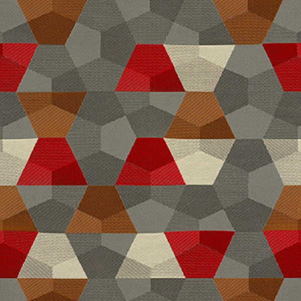 Remnant of Momentum Fold Steel Upholstery Fabric