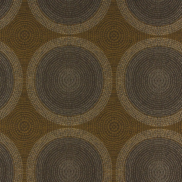 Fabric Remnant of Shibori Chestnut Brown Upholstery Fabric