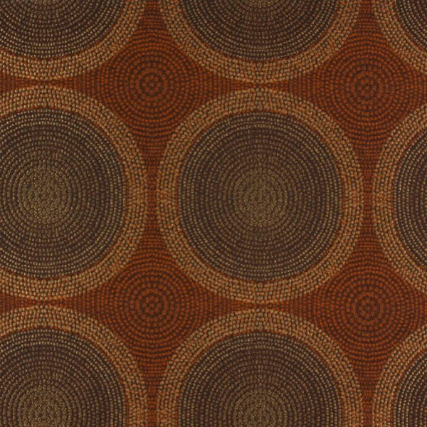 Arc-Com Fabrics Upholstery Fabric Remnant Shibori Terracotta
