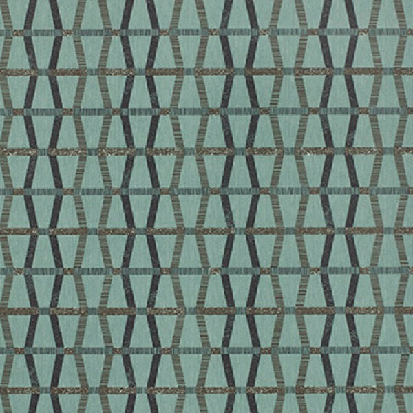 Fabric Remnant of Momentum Silica Deflect Spruce Upholstery Vinyl