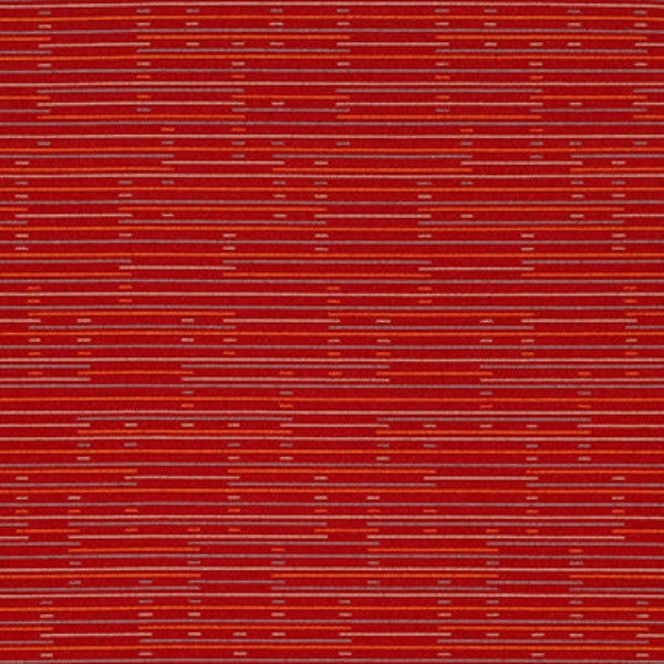 Remnant of Momentum Jot Scarlet Upholstery Fabric