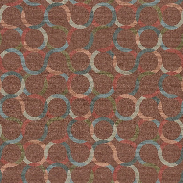 Remnant of Arc-Com Spin Brick Upholstery Fabric