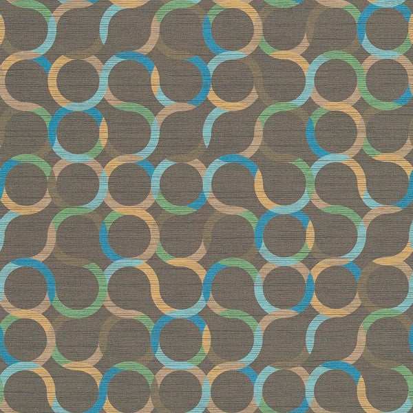 Remnant of Arc-Com Spin Chocolate Brown Upholstery Fabric
