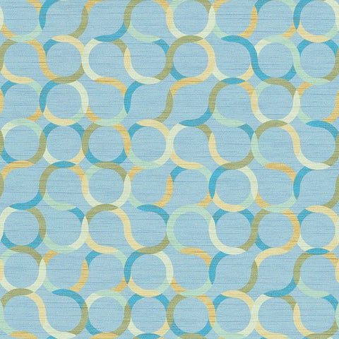 Arc-Com Fabrics Remnant of Spin Sky Blue Upholstery Fabric
