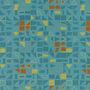 Fabric Remnant of Rally Cyan