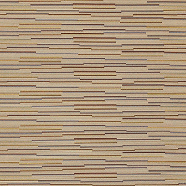 Momentum Strut Chai Irregular Stripe Brown Upholstery Fabric