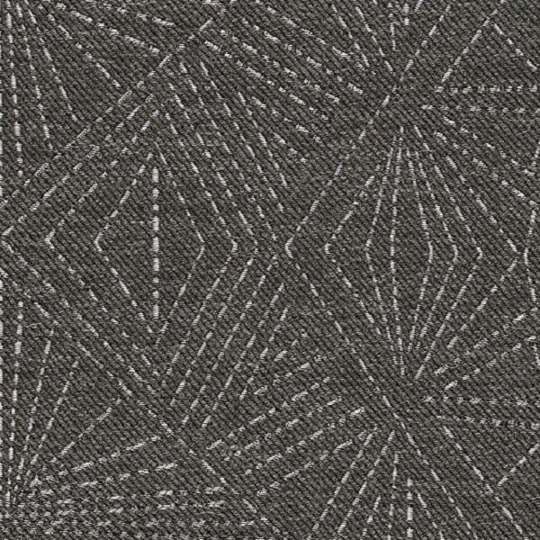 Designtex Starburst Dark Charcoal Geometric Wool Blend Upholstery Fabric