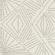 Designtex Starburst White Geometric Wool Blend Upholstery Fabric
