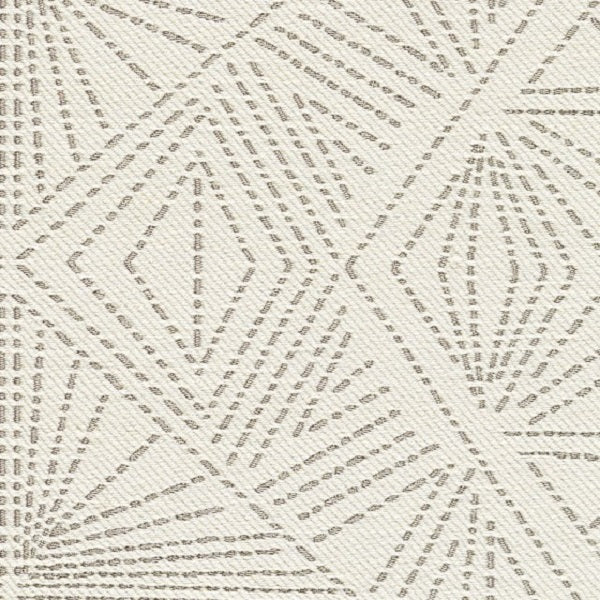Designtex Starburst White Geometric Wool Blend Upholstery Fabric