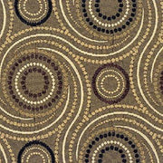 Starry Night Nugget Damask Contemporary Brown Upholstery Fabric