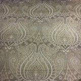 Swavelle Mill Creek Stately Champagne Chenille Paisley Beige Upholstery Fabric