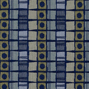 Stepping Stones Malachite Blue Upholstery Fabric