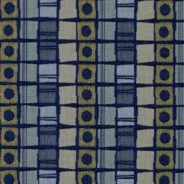 Stepping Stones Malachite Blue Upholstery Fabric