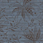 CF Stinson Upholstery Fabric Remnant Sumatran Palm Cobalt