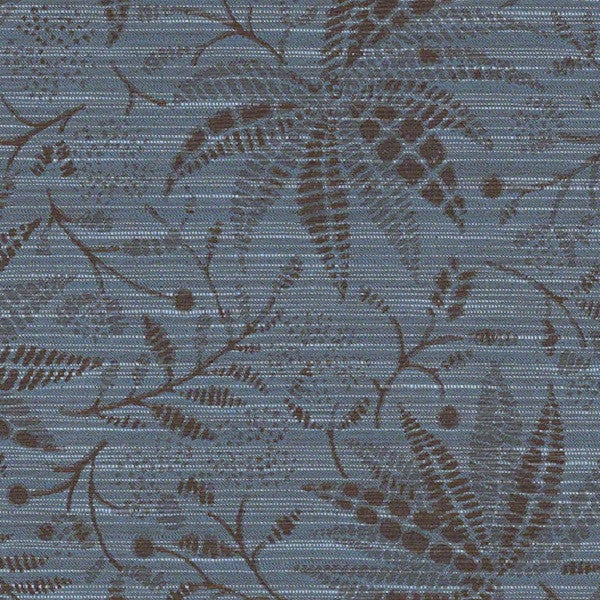 CF Stinson Upholstery Fabric Remnant Sumatran Palm Cobalt