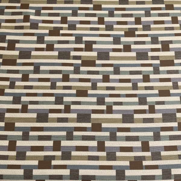 Sunbrella Metal Strips Driftwood Mayer Upholstery Fabric
