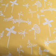 Mayer Whirligig Sunshine Yellow Sunbrella Upholstery Fabric