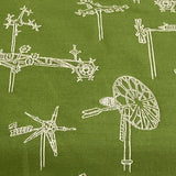 Mayer Whirligig Parrot Green Sunbrella Outdoor Upholstery Fabric