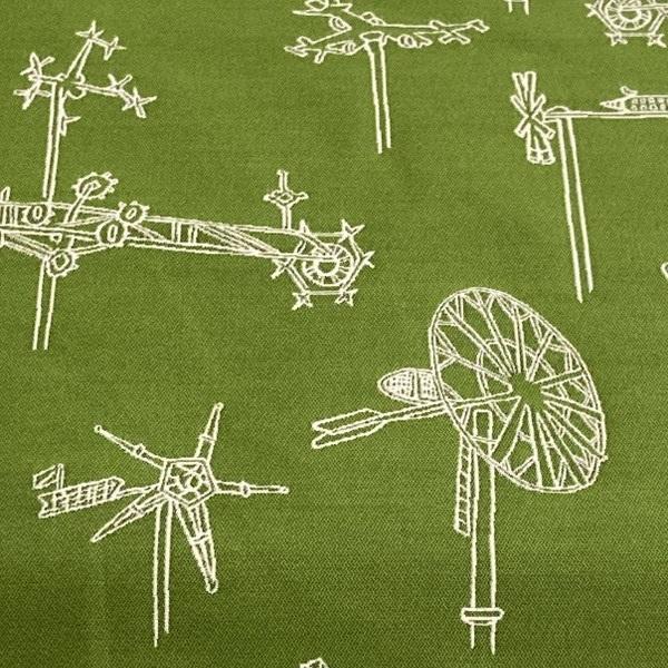 Mayer Whirligig Parrot Green Sunbrella Upholstery Fabric