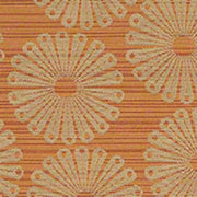 CF Stinson Upholstery Fabric Remnant Sunburst Cantaloupe