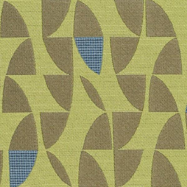 Designtex Swing Palm Tree Geometric Green Upholstery Fabric