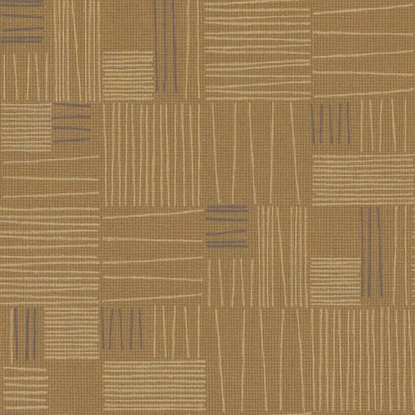 Fabric Remnant of Arc-Com Tally Antique Gold Upholstery Vinyl