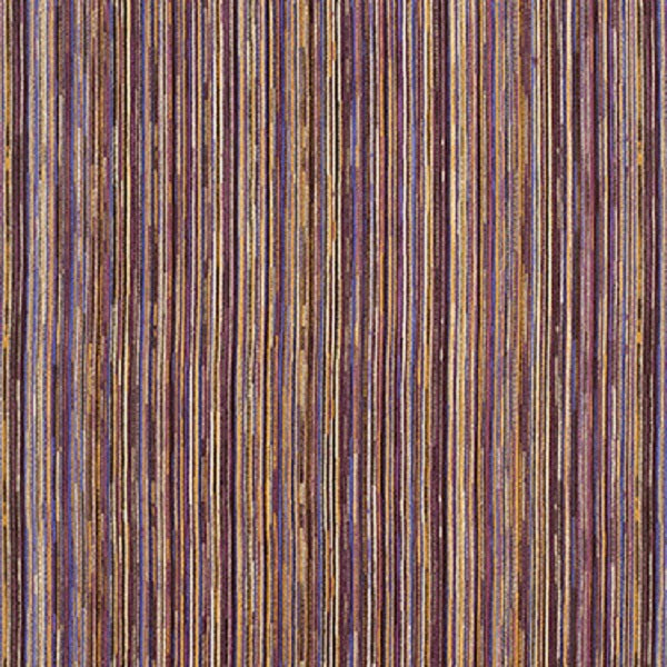 Remnant of Momentum Taza Prizm Purple Chenille Stripe Upholstery Fabric