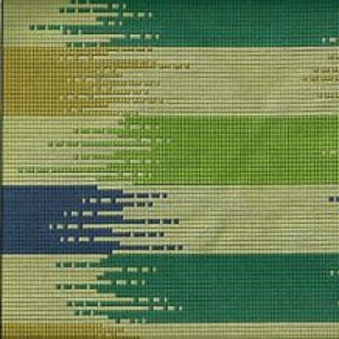Remnant of Designtex Tetris Springtime Multi Upholstery Fabric